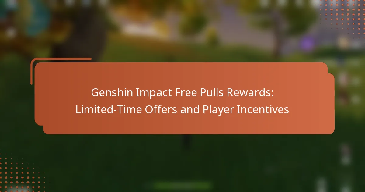 Genshin Impact Free Pulls Rewards: Limited-Time Offers and Player Incentives