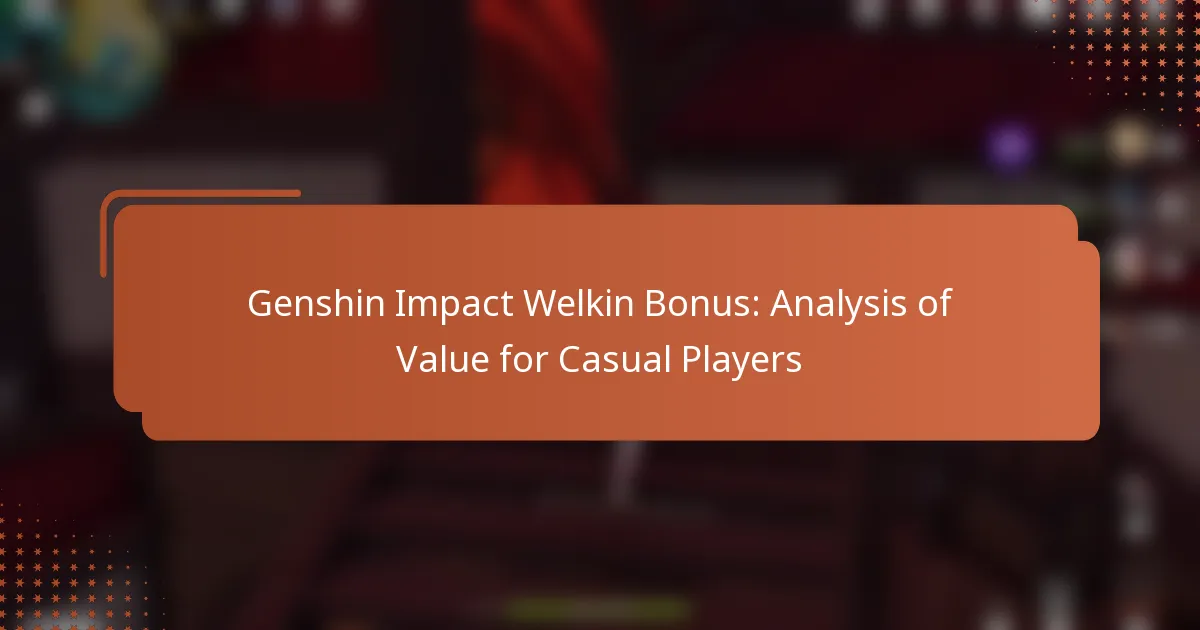 Genshin Impact Welkin Bonus: Analysis of Value for Casual Players